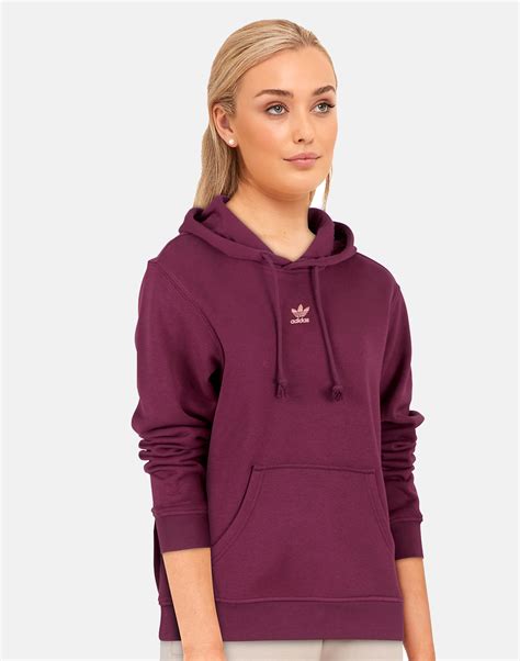 dark red adidas hoodie